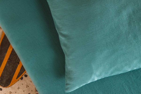 Drap housse pur coton bio uni | Maison Aveni