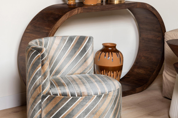 Consoletafel Ivora van massief mangohout 150 cm, 30 cm diep