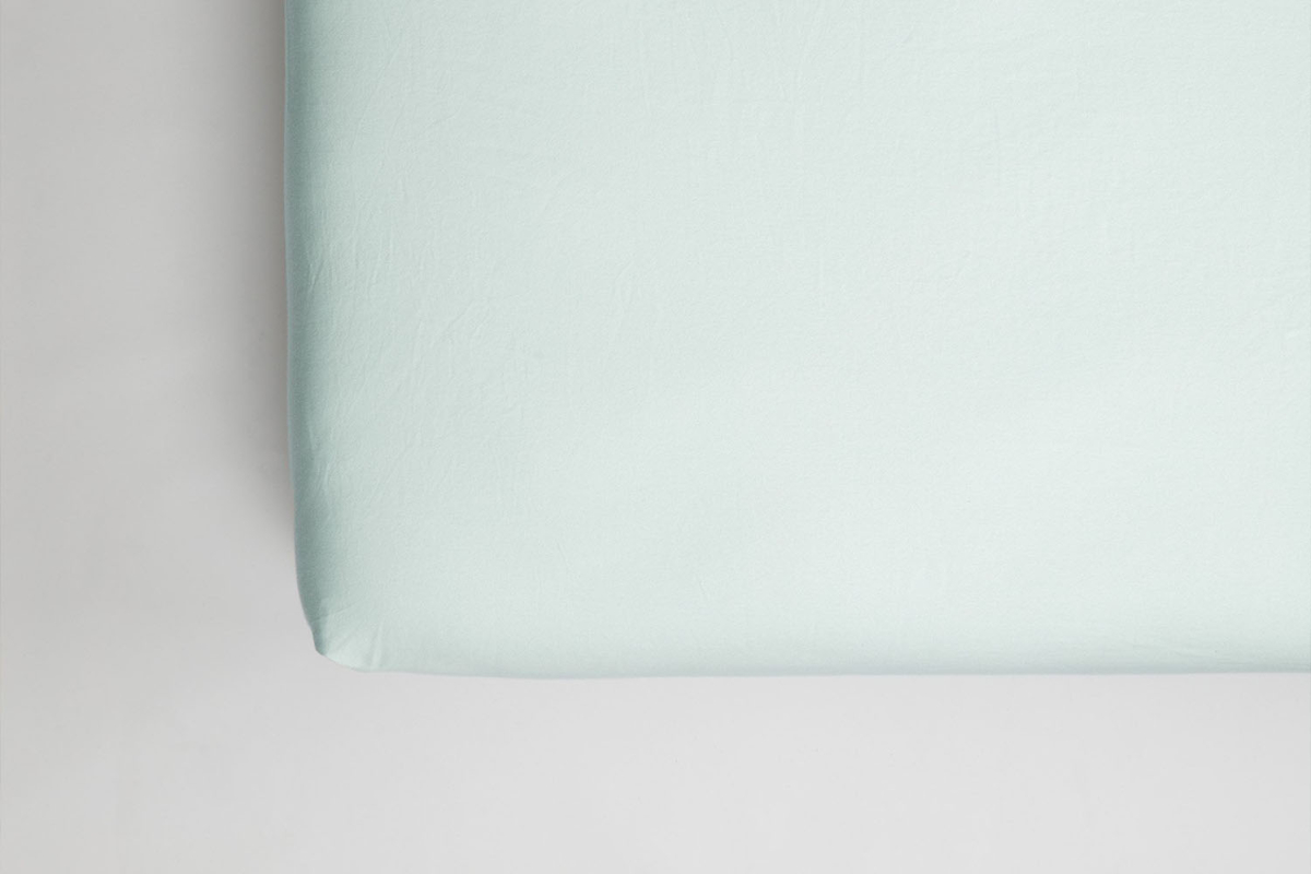 Drap housse pur coton bio uni | Maison Aveni