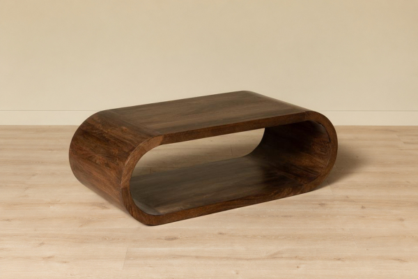 Table basse Ivora en manguier massif 130 cm