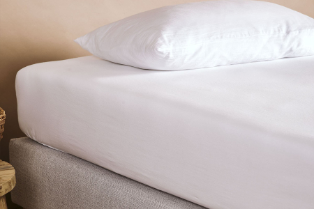 Drap housse pur coton bio uni | Maison Aveni