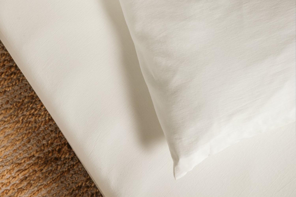 Drap housse pur coton bio uni | Maison Aveni