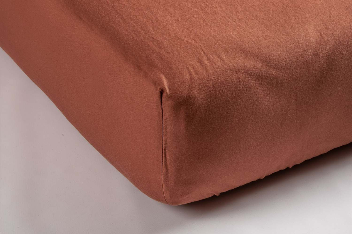 Drap housse pur coton bio uni | Maison Aveni