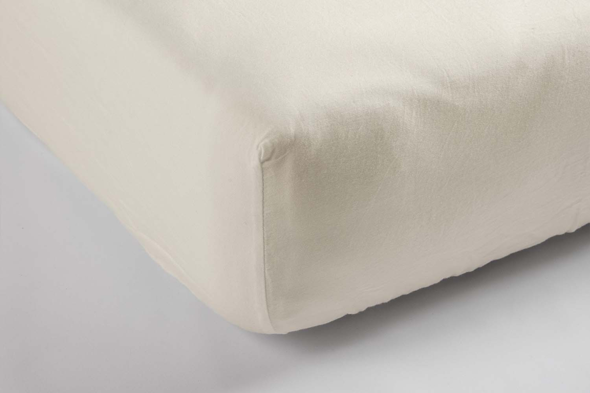 Drap housse pur coton bio uni | Maison Aveni