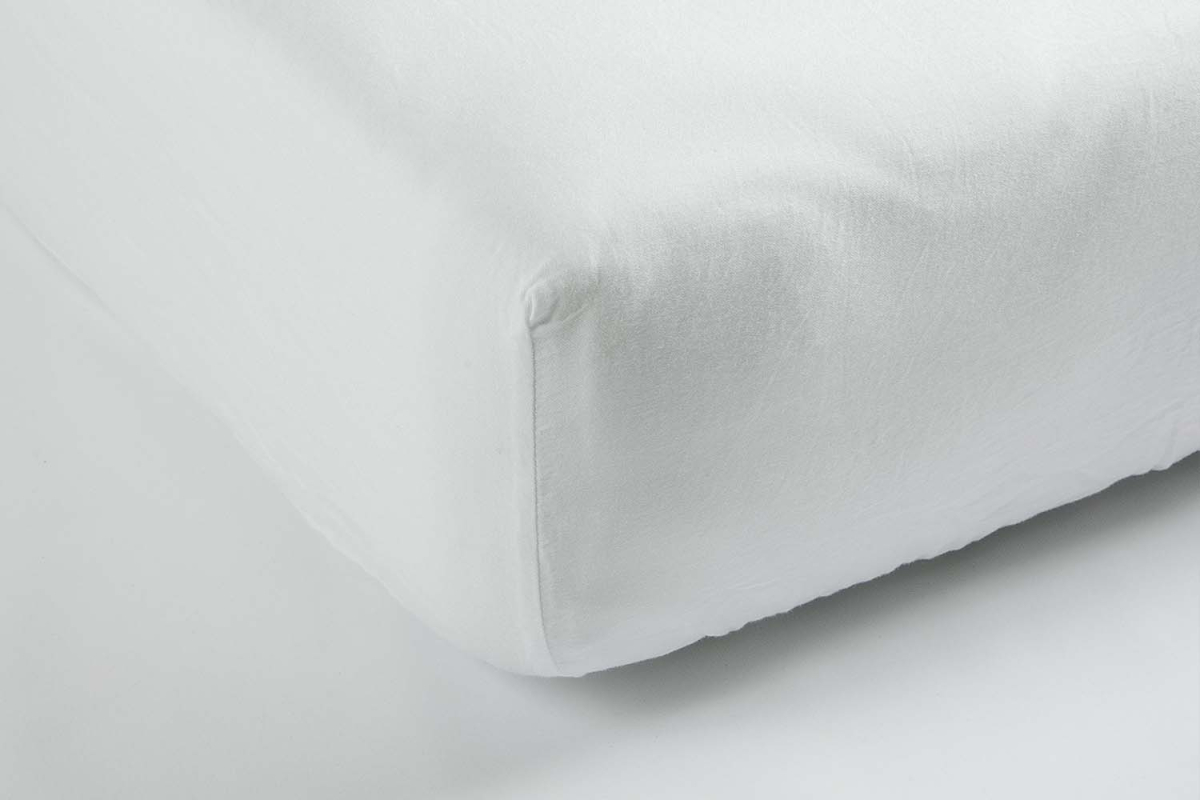 Drap housse pur coton bio uni | Maison Aveni