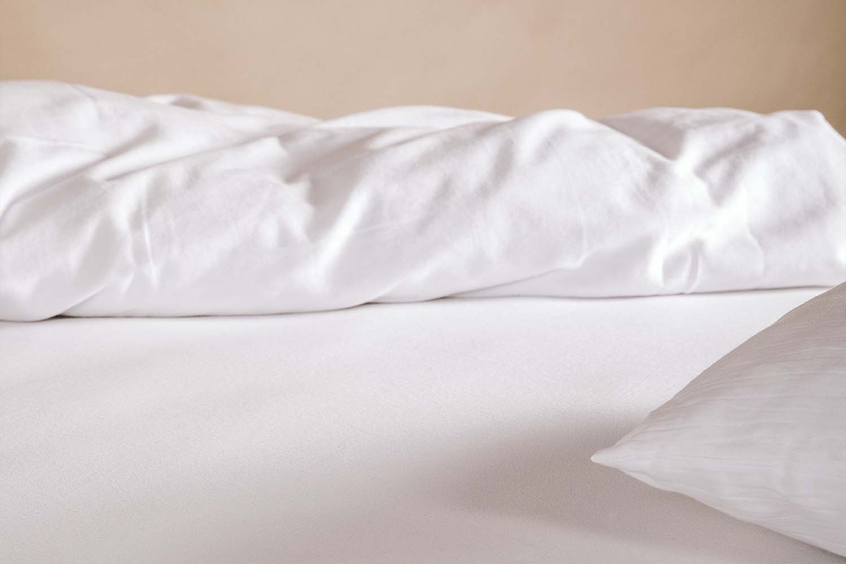 Drap housse pur coton bio uni | Maison Aveni