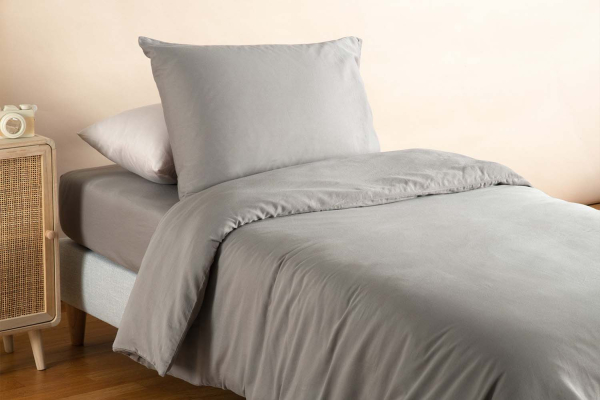 Drap housse pur coton bio uni | Maison Aveni
