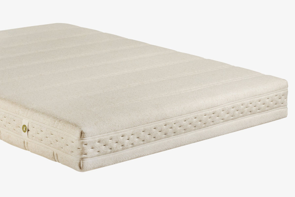 Modular hemp and latex two-person mattress