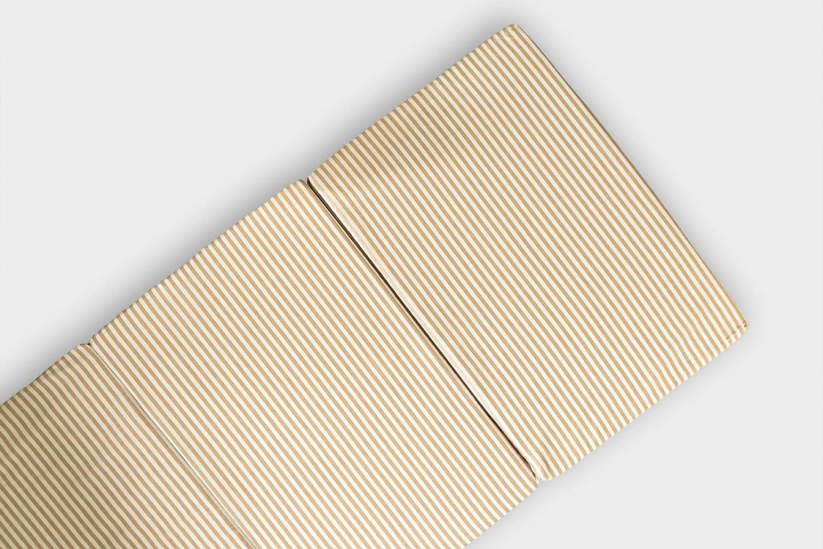 Matelas pliable Aloe Vera Rayé
