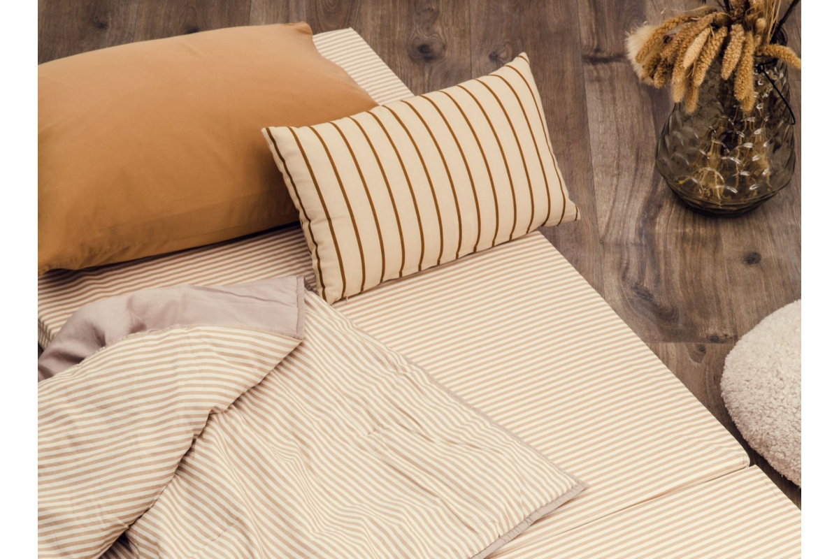 Matelas pliable Aloe Vera Rayé
