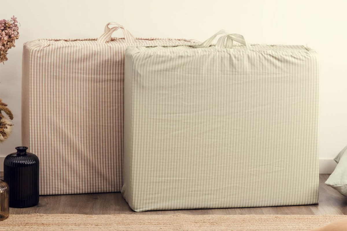 Matelas pliable Aloe Vera Rayé