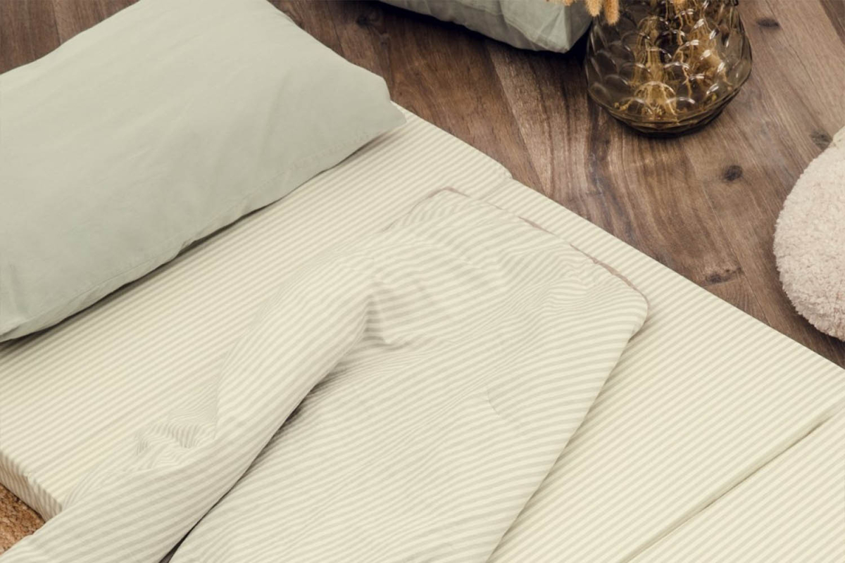 Matelas pliable Aloe Vera Rayé