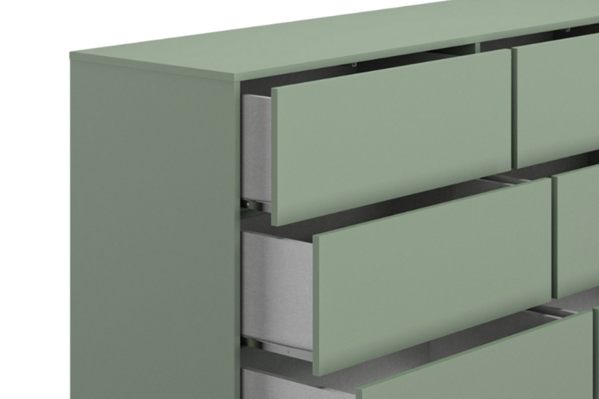 Commode 6 tiroirs en bois Lyra