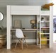 Lit mezzanine avec bureau