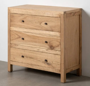Commode en bois massif