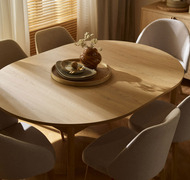 Table à manger ronde extensible